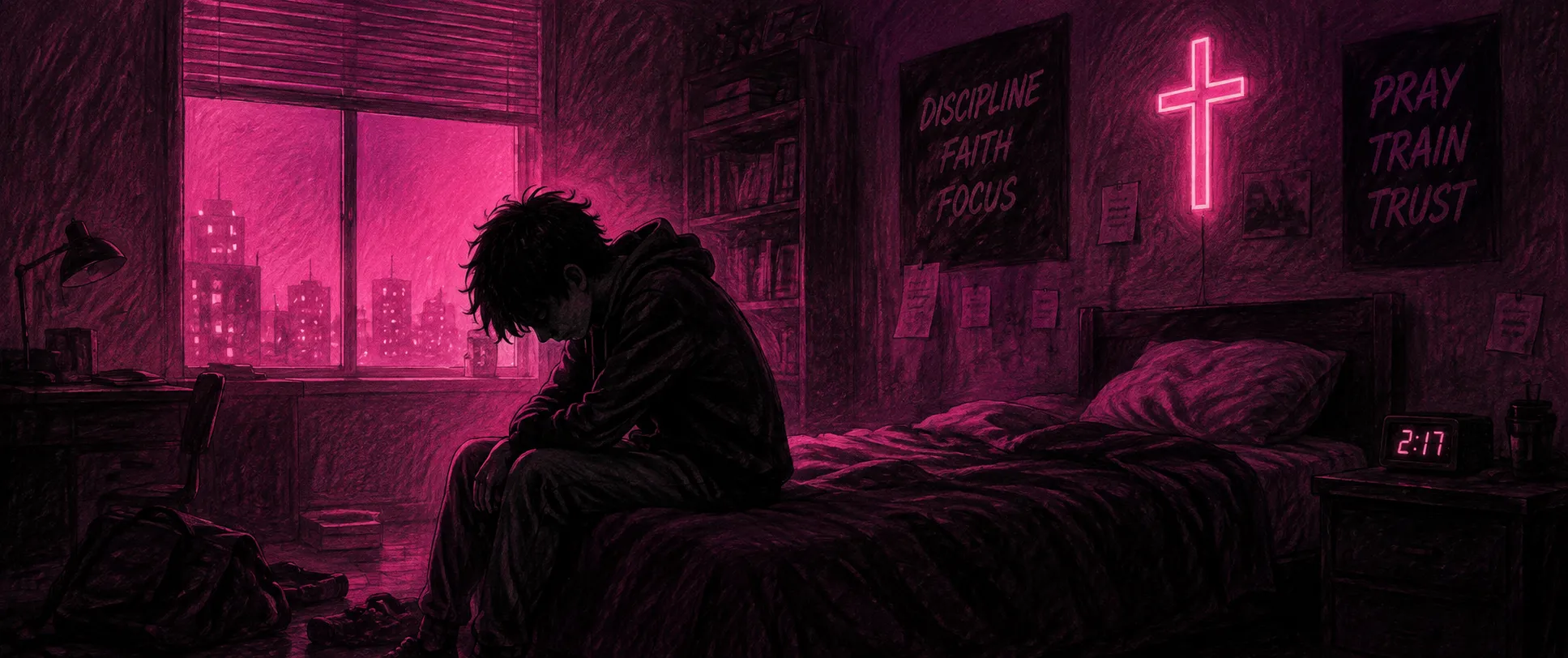 Temptation making someone sad